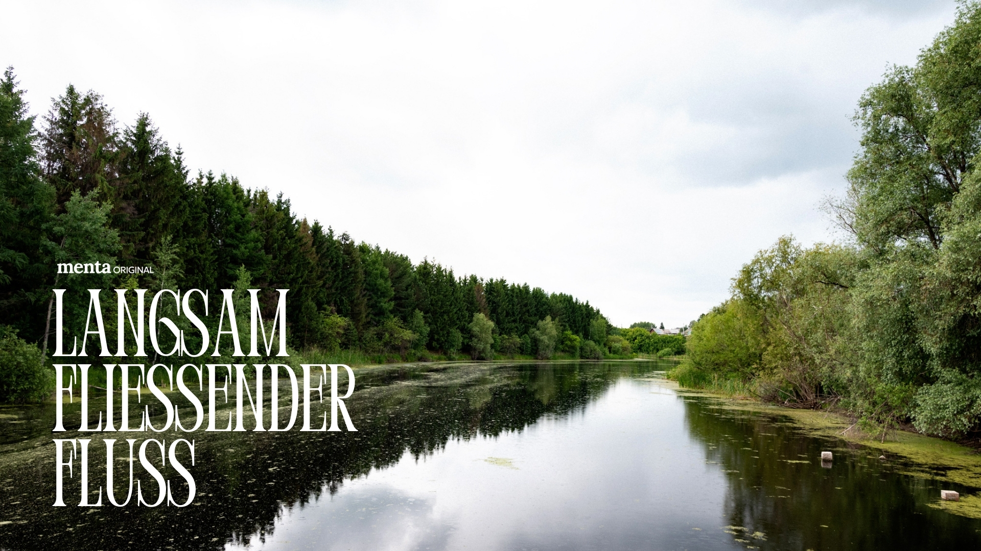 Langsam fließender Fluss